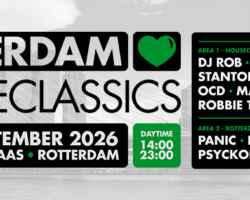Line-up bekend! Daytime Edition: Rotterdam loves Houseclassics [zaterdag 26 september 2026]